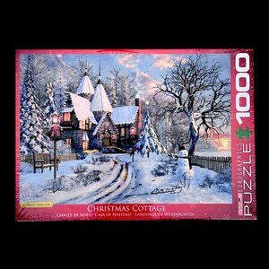 Eurographics 1000 Piece Christmas Cottage Puzzle Chalet De Noel Sealed NEW